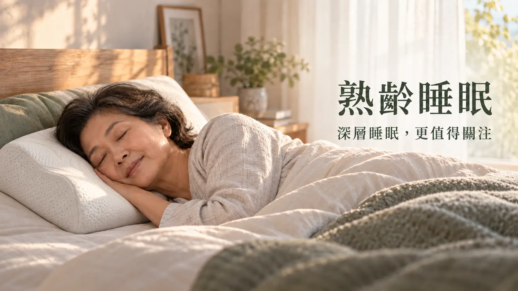 台灣邁入超高齡社會｜熟齡睡眠不只看時數，「深層睡眠」更值得關注