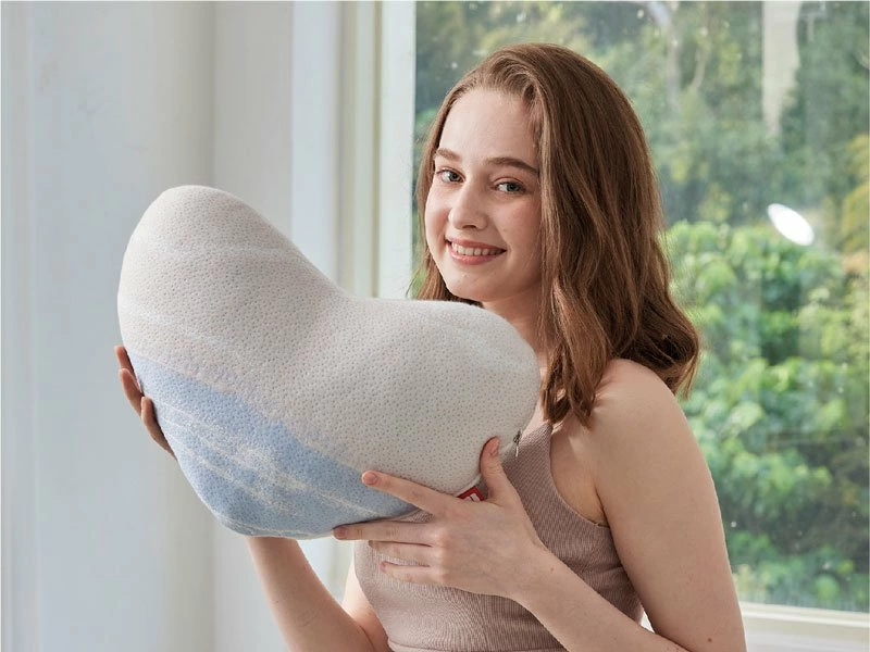 希臘風情樂活墊+愛心枕組 希臘風情愛心枕