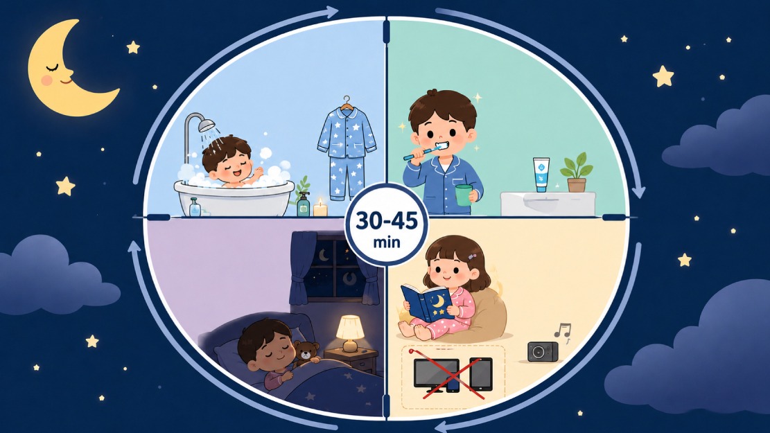 兒童睡前習慣建立方法與親子睡眠作息養成