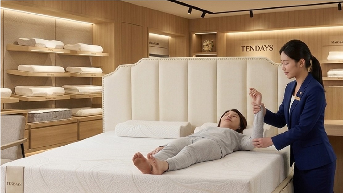 深層休息為什麼重要?從睡眠品質看白天精神與身體恢復感 TENDAYS床枕支撐適配、床墊試躺、睡眠環境調整