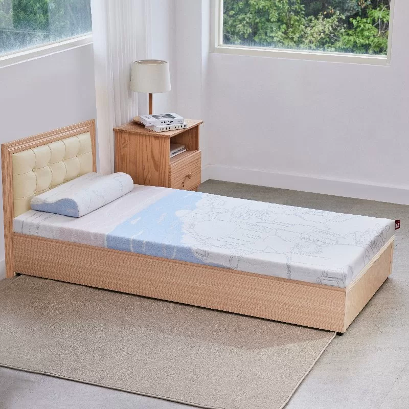 希臘風情紓壓單人薄墊6cm