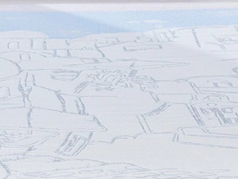 希臘風情紓壓薄墊7cm