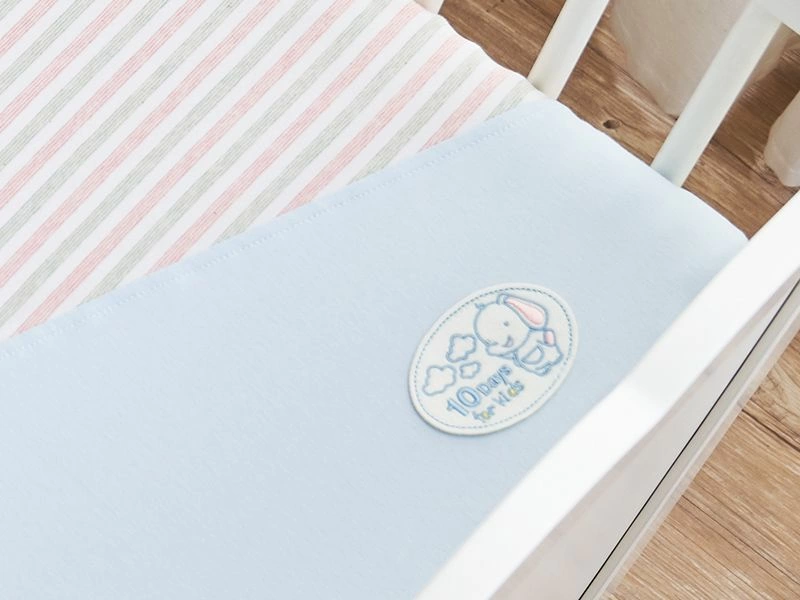 有機棉水洗透氣嬰兒床墊6cm